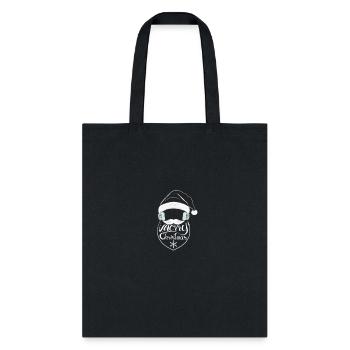 Santa Claus merry christmas Dj version mono - Tote Bag - black - Front