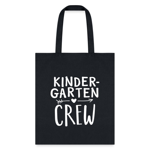 Kindergarten Crew Heart Arrow Teacher T-Shirts - Tote Bag