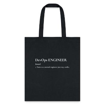 DevOps Engineer Developer - Tote Bag - black - Front