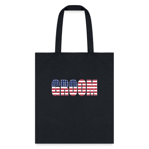 Groom US Flag - Tote Bag