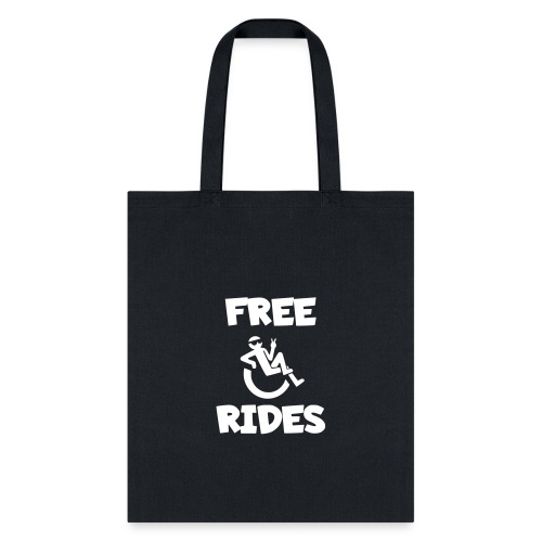 This wheelchair user gives free rides - Tote Bag