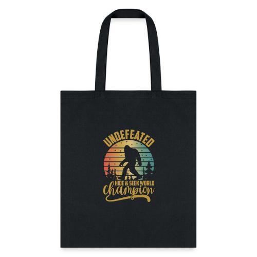 Undefeated Hide and Seek World Champ - Tote Bag