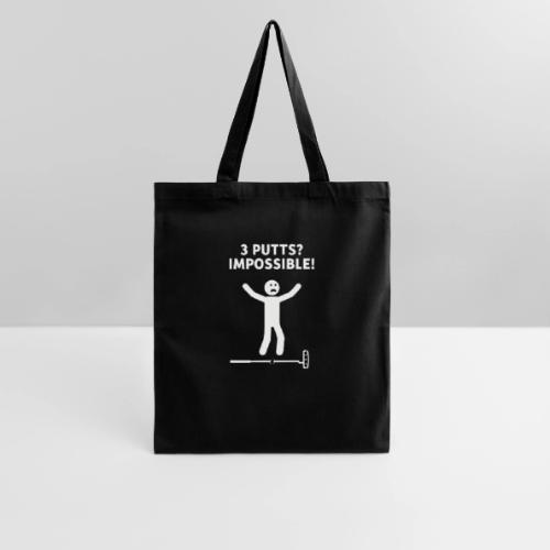 Triple Putt Survivor Funny Bad Putter Quote Cotton - Tote Bag