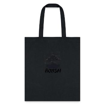 Bonsai Tree Bonsai Bowl Japanese Tree for a - Tote Bag - black - Front