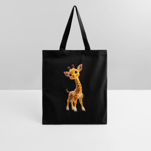 Adorable 3D Baby Giraffe with Big Eyes - Tote Bag