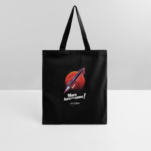 Mars Here We Come - Dark - With Logo - Tote Bag