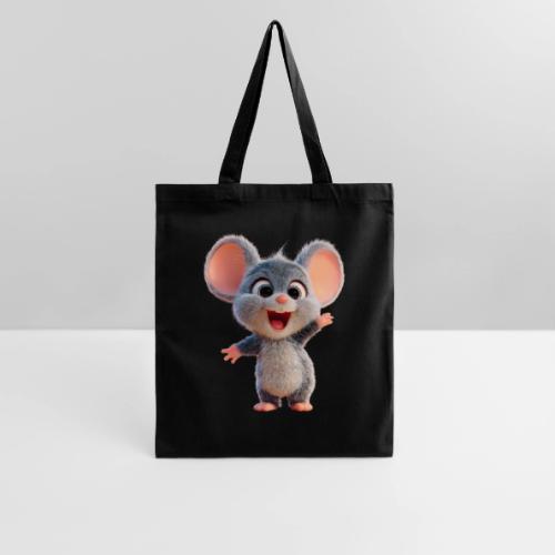 Joyful Cartoon Baby Mouse Arms Up - Tote Bag