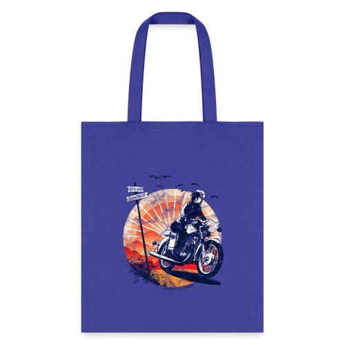 City or Country Motorbike Ride - Tote Bag