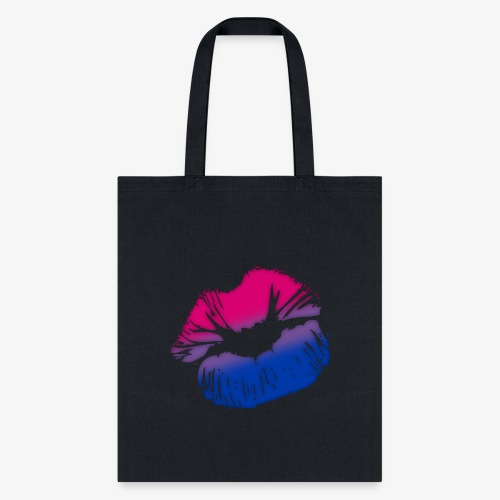 Bisexual Big Kissing Lips - Tote Bag