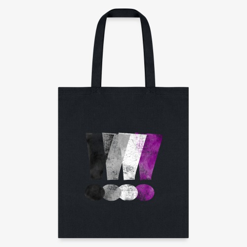 Asexual Pride Exclamation Points - Tote Bag