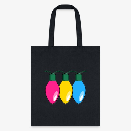 Pansexual Pride Christmas Lights - Tote Bag