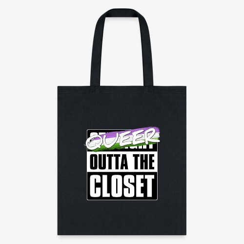 Queer Outta the Closet - Genderqueer Pride - Tote Bag
