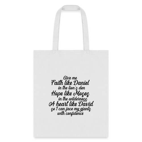 Face your giants with confidence - Tote Bag
