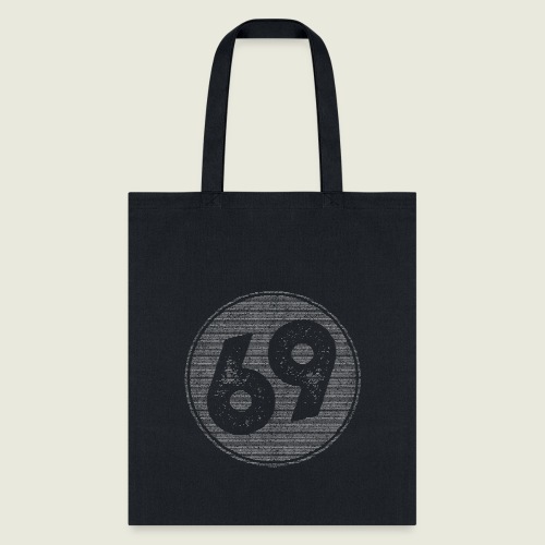 Vintage Retro Number 69 Graphic 6️⃣9️⃣ - Tote Bag