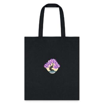 flower bonsai - Tote Bag - black - Front