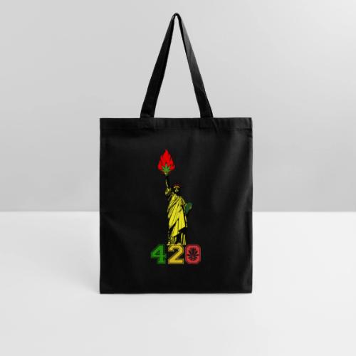 Humoristic 420 Liberty Herb Weed Marijuana Design - Tote Bag