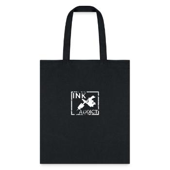 Ink Addict Tattoo Ink Lover Grunge - Tote Bag - black - Front