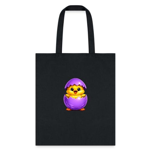 Easter Chick Purple - Tote Bag