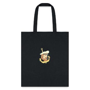 Captain Anchor - Tote Bag - black - Front