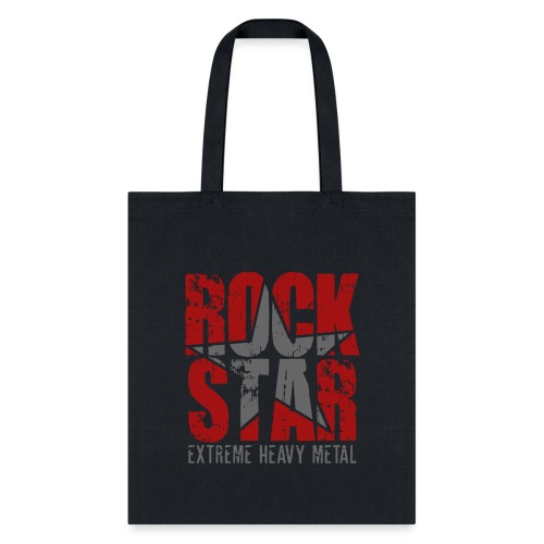 heavy metal star rock - Tote Bag