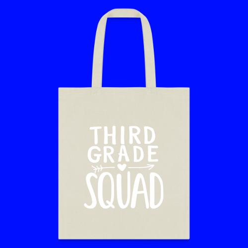 Third Grade Squad Teacher Team T-Shirts - Tote Bag