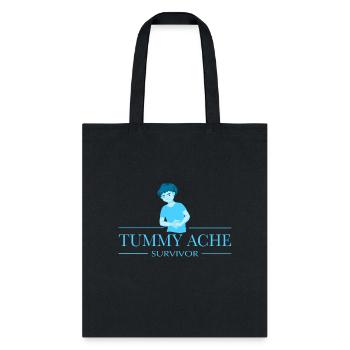 Tummy Ache Survivor - Tote Bag - black - Front