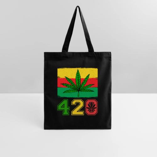 Farcical 420 Herb Flag Weed Marijuana Design - Tote Bag