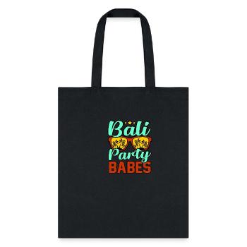 Bali Indonesia Funny Party Bali Holiday - Tote Bag - black - Front
