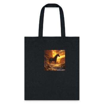 Horse - Tote Bag - black - Front