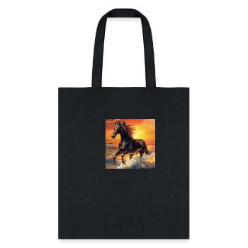 Horse - Tote Bag - black - Front