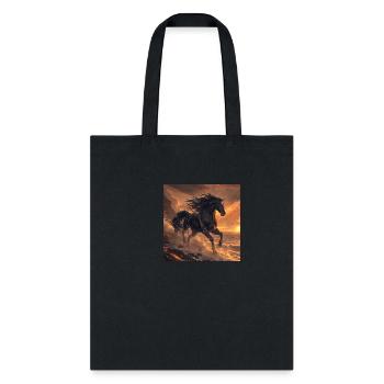 Horse - Tote Bag - black - Front