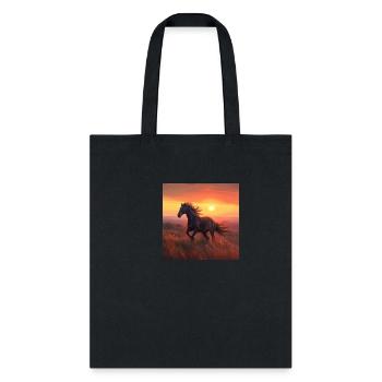 Horse - Tote Bag - black - Front