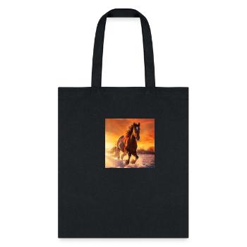 Horse - Tote Bag - black - Front