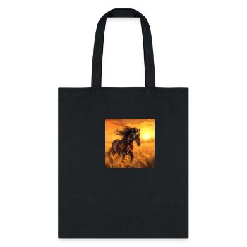Horse - Tote Bag - black - Front