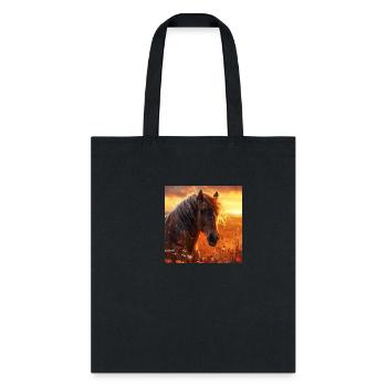 Horse - Tote Bag - black - Front