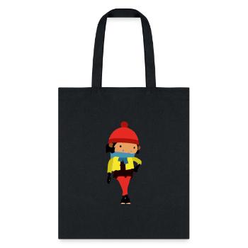Sneaky Sasquatch Head - Tote Bag - black - Front