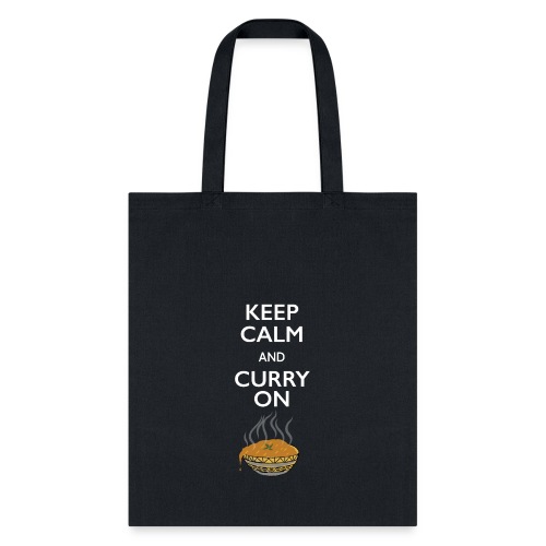 KEEP CALM AND CURRY ON - Tote Bag