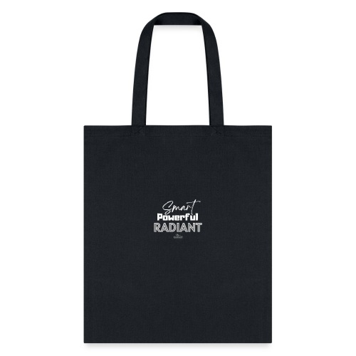 Smart Powerful Radiant white transparent - Tote Bag