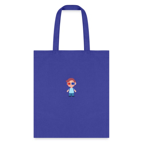 Boy with eye 3D glasses - Tote Bag