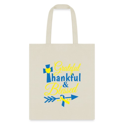 Grateful, Thankful & Blessed - Tote Bag