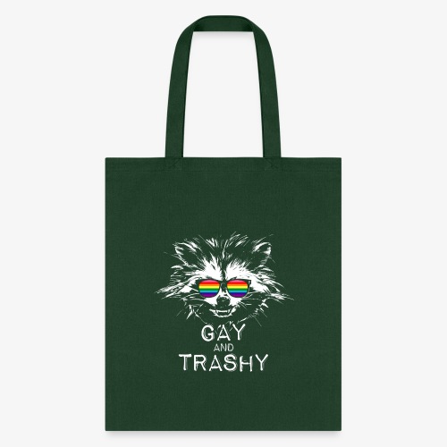 Gay and Trashy Raccoon Sunglasses Gilbert Baker - Tote Bag