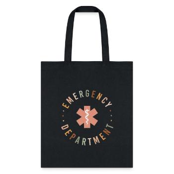 Emergency Department ER ED Emergency Room Nurse - Tote Bag - black - Front