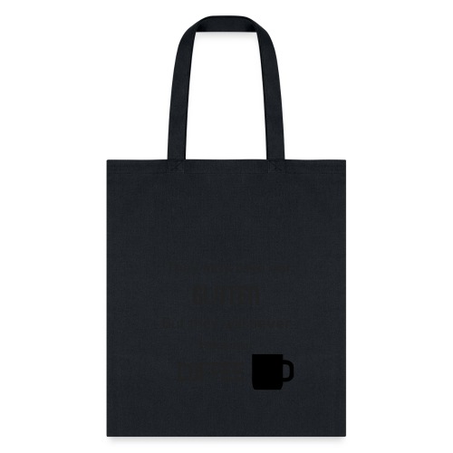 Gluten but not Coffee Block - Tote Bag