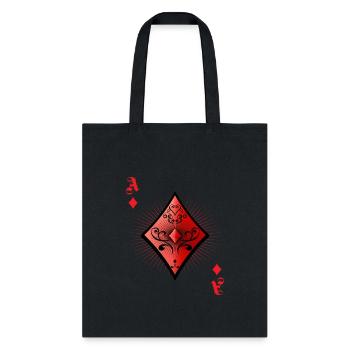 Diamond Poker Ace Casino - Tote Bag - black - Front