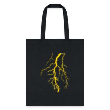 Lightning Bolts - Tote Bag - black - Front