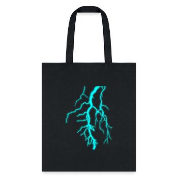 Lightning Bolts - Tote Bag - black - Front