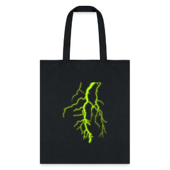 Lightning Bolts - Tote Bag - black - Front