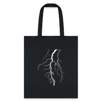Lightning Bolts - Tote Bag - black - Front