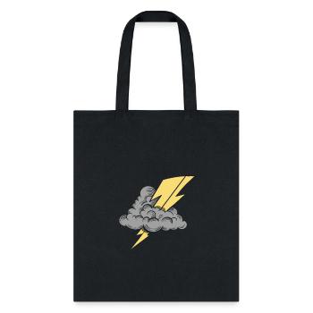 Lightning Bolt - Tote Bag - black - Front