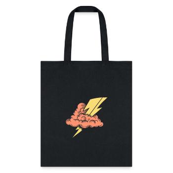 Lightning Bolt - Tote Bag - black - Front